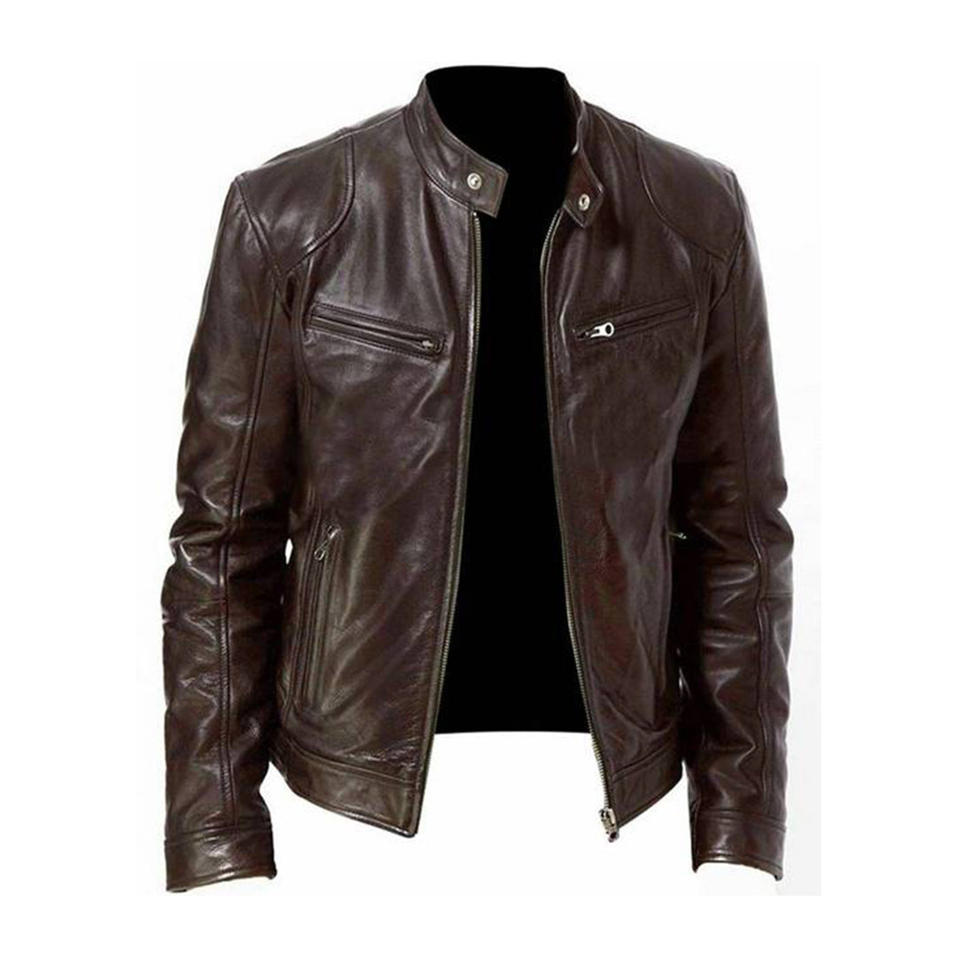 Veste en Cuir pour Homme